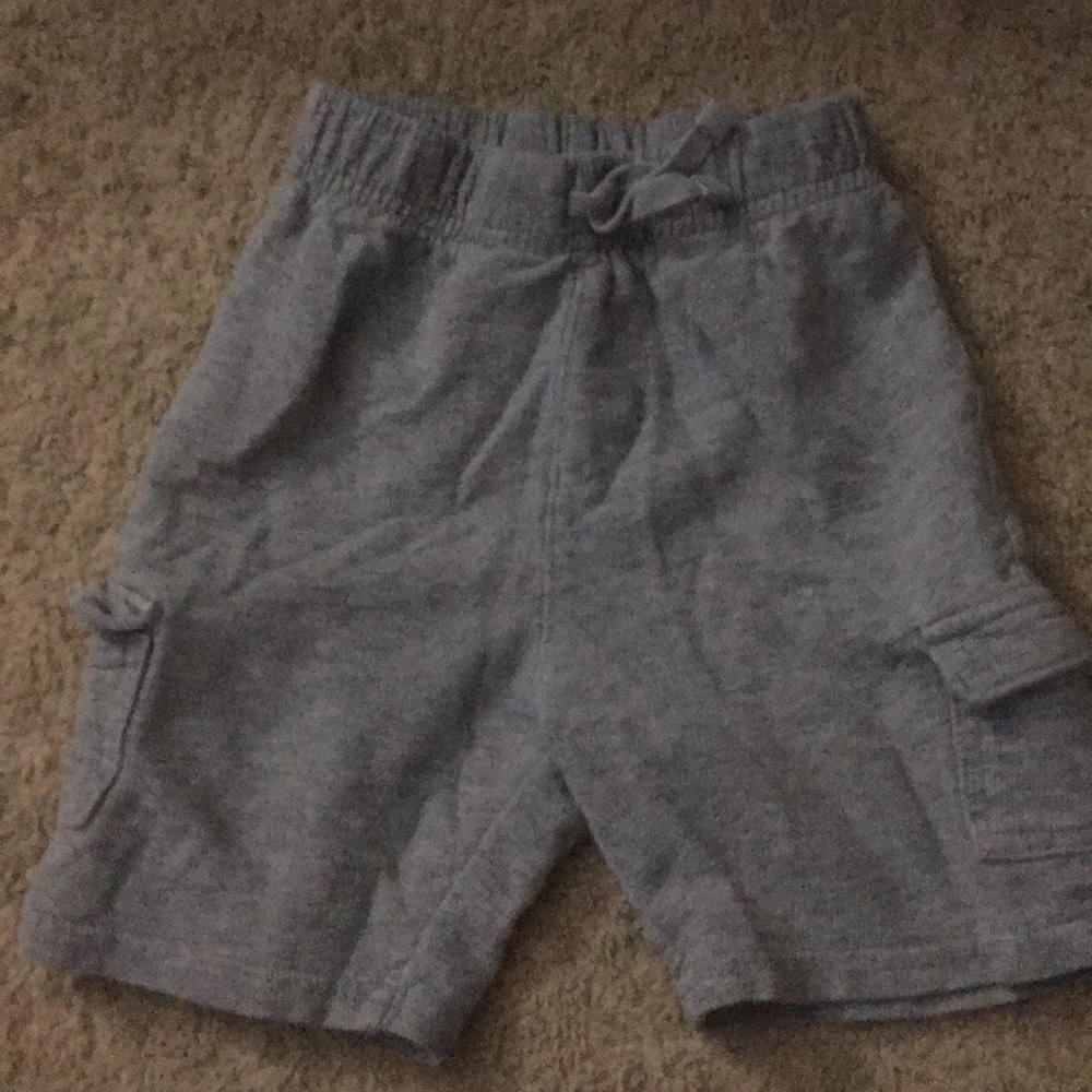 Gray gym shorts for 24 months old